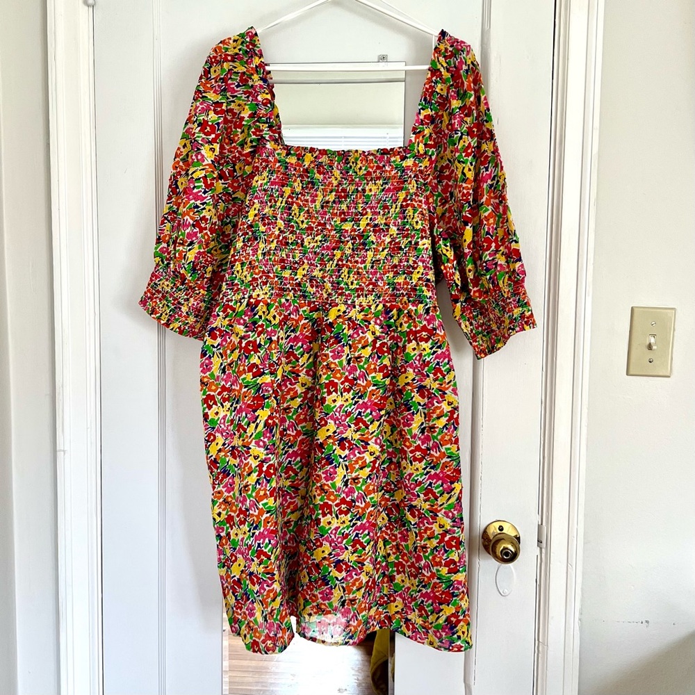 Target x RIXO floral puff sleeve dress 1X